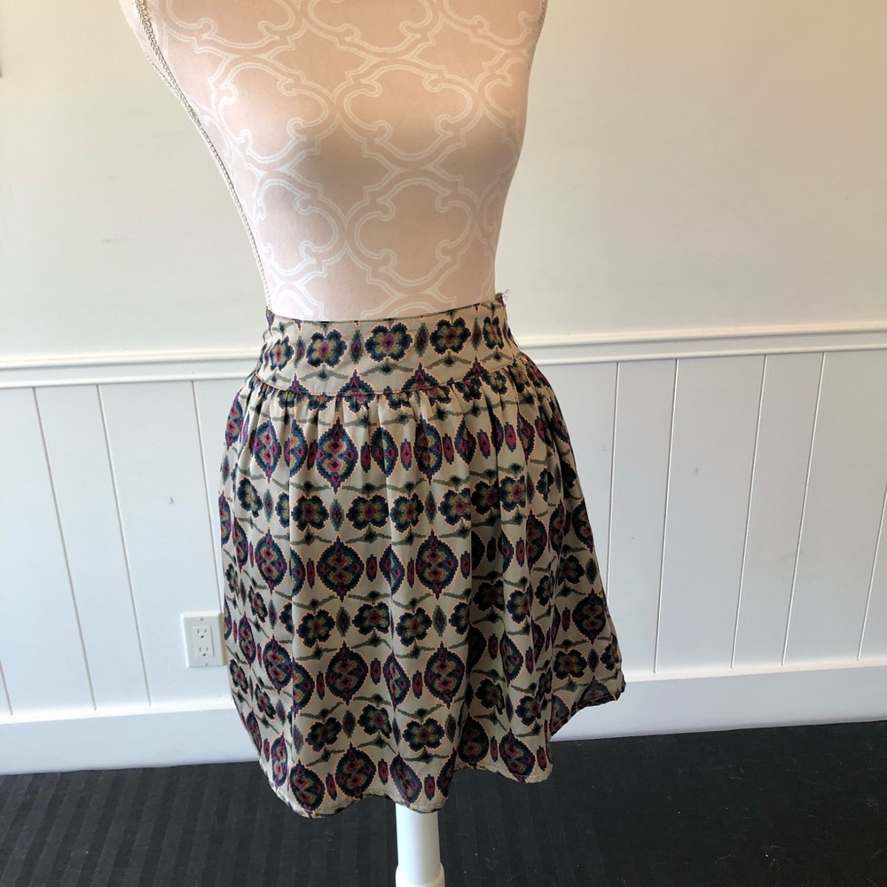 Anthropologie criss cross skirt size S